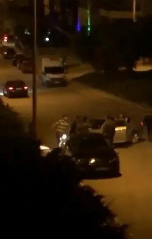 Trafikte başlayan tartışma sonrası ortalık savaş alanına döndü