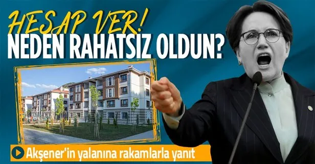 Akşener’e rakamlarla yanıt!