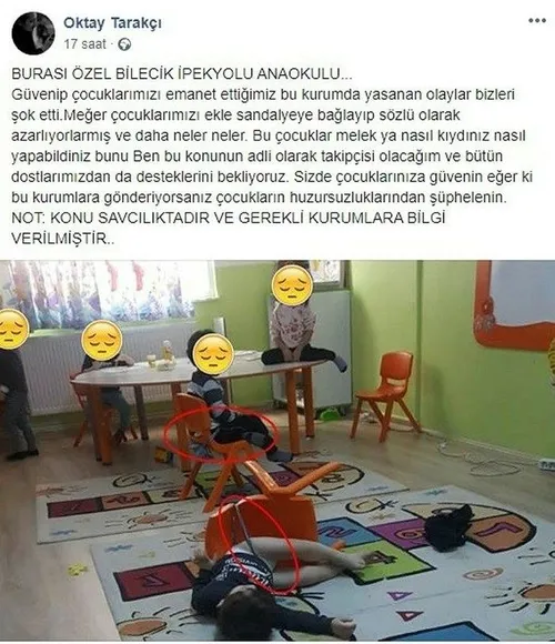 Son dakika: Bilecik'te bir anaokulunda skandal görüntüler!-1