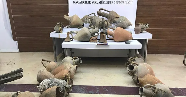 Tarihi eser kaçakçılarına operasyon! Hepsi ele geçirildi