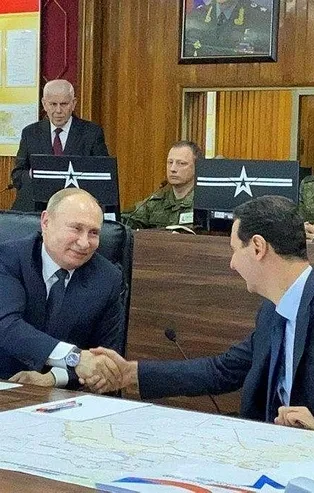 Rusya lideri Putin, Suriye'de Esed'le görüştü