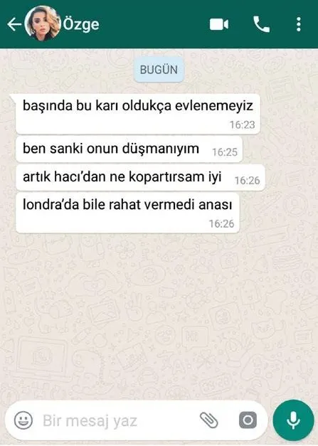 iste ayiran mesaj takvim