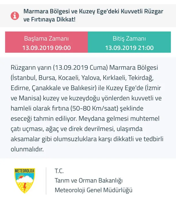 Son dakika: İstanbul ve İzmir için sarı alarm! Meteoroloji saat verdi-3