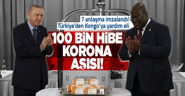 Afrika ziyareti başladı: Başkan Erdoğan, Kongo Demokratik Cumhuriyeti'nde! Erdoğan ve Tshisekedi'den ortak açıklama...