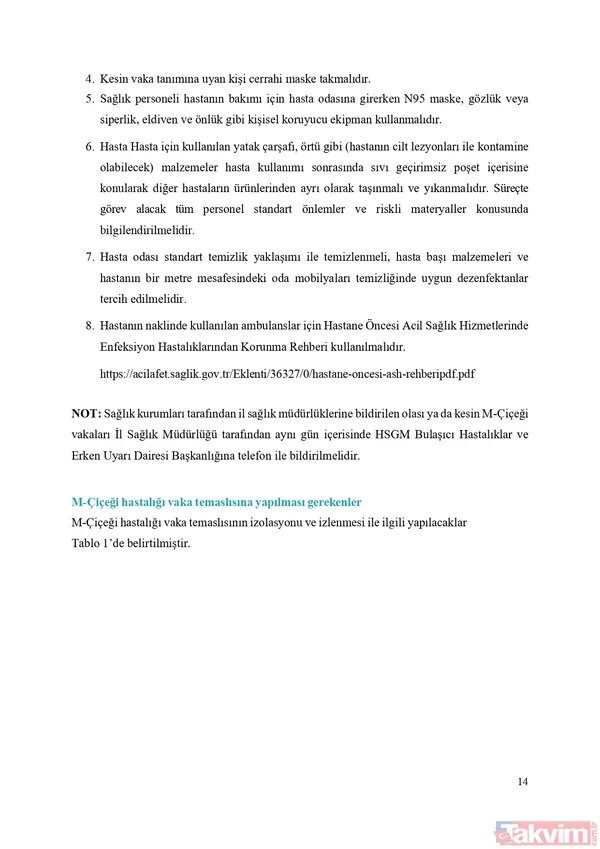 Sağlık Bakanlığı Maymun Çiçeği (MPOX) rehberi yayımladı! İşte virüsün bulaşma yolları, belirtileri ve tedavisi... - 19