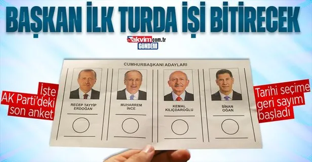 Bu pazar seçim olsa kime oy verirsiniz? İşte 14 Mayıs seçimleri için son anket sonuçları! AK Parti’den anket açıklaması