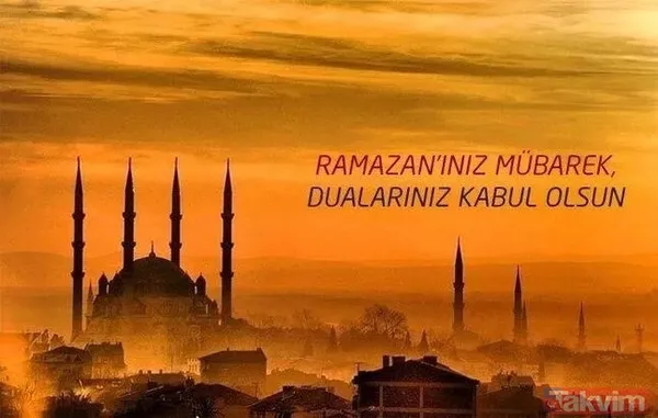 En güzel karşılama, başlangıç mesajları! Ramazan ayı ile ilgili sözler, hadisler, ayetler! Ramazan manileri, görselleri! RAMAZAN HOŞGELDİN MESAJLARI - 6