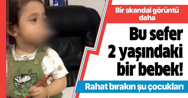 İstanbul’dan sonra bir skandal görüntü de Mardin’den! Küçük çocuğa zorla sigara içirmeye çalıştılar