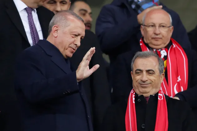 Başkan Erdoğan Türkiye - Moldova maçında gole böyle sevindi