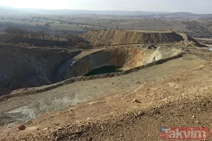 6,5 milyar dolarlık altının bulunduğu maden sahası görüntülendi