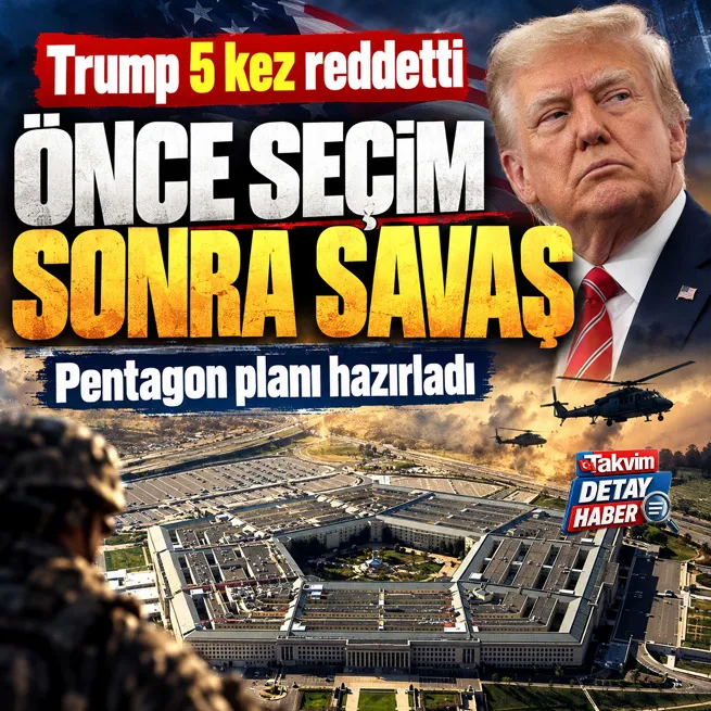 Trump 5 kez reddetti: Pentagon İrana saldırı planını hazırladı