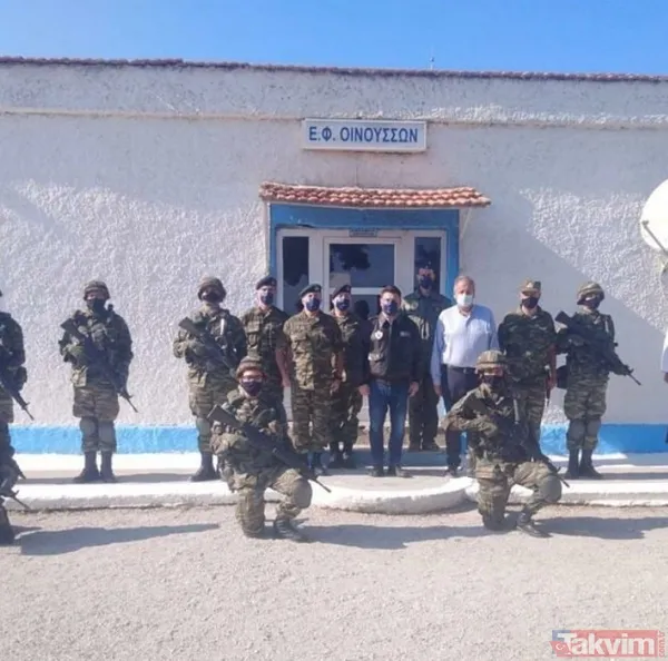 Yunanistan yine tahrik peşinde! Skandal fotoğrafı bu sözlerle paylaştılar! Dikkat çeken İzmir detayı! - 2