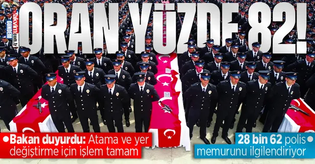 İçişleri Bakanı Ali Yerlikaya açıkladı: 28 bin 62 polisin atama ve yer değiştirme işlemleri gerçekleştirildi