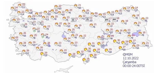 HAVA DURUMU | Meteorolojiden sel ve heyelan alarmı! İl il uyardı: Kuvvetli yağış geliyor | 11-15 Ekim 2022-11