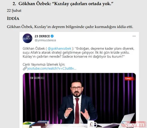 Deprem sonrası siyasi yağmacıları deşifre! 23 Derece'nin Kızılay çadırı ve AK Parti Meclis Üyesi Yunus Kaya yalanı! İşte yalanlar ve gerçekler - 5