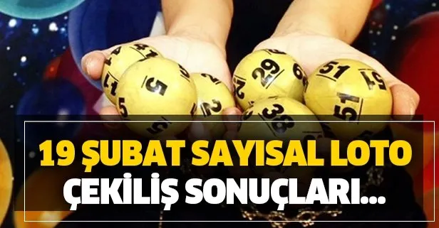 19 Şubat Sayısal Loto sonuçları sorgulama: Tam 1 milyon 254 bin 111 lira.... İşte haftanın ikramiye bilgileri