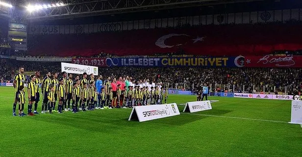 Fenerbahçe - Ankaragücü maçında anlamlı seremoni