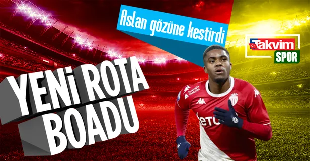 Lider Galatasaray Monaco’nun genç yıldızını gözüne kestirdi! Aslan’da yeni rota Boadu
