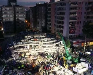 İzmir'de deprem çalışmaları havadan görüntülendi