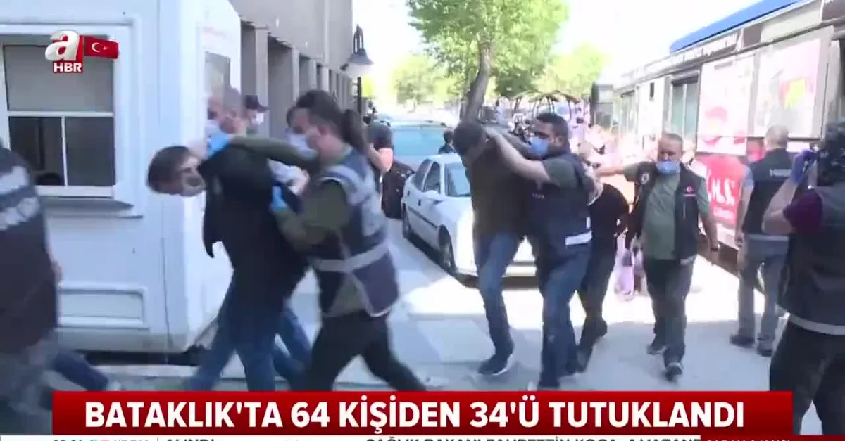 Son dakika: Bataklık Operasyonu'nda gözaltına alınan 67 zanlıdan 34'ü tutuklandı
