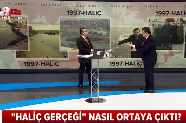 İBB AK Parti Grup Başkanvekili Tevfik Göksu CHP'nin 'Haliç' yalanını A Haber'de belgelerle çürüttü