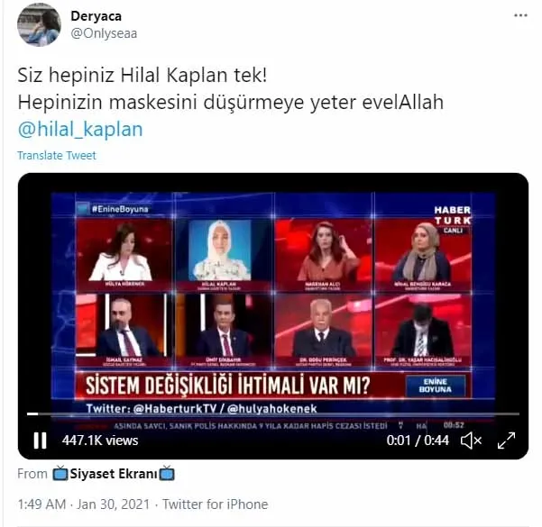 Habertürk'ün maskesini düşüren Hilal Kaplan'ın yayından alınmasına tepki yağdı: Kendi pislikleri ile yüzleşmekten kaçınıyorlar-10