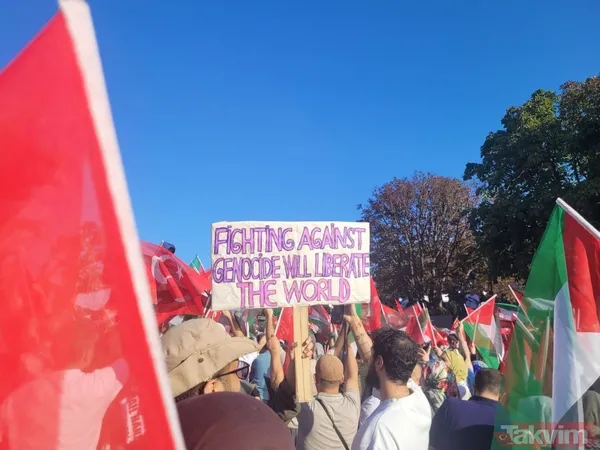 Takvim.com.tr, Ayasofya'da! Binlerce kişi Filistin için meydanlara akın etti | İşte o anlar... - 15