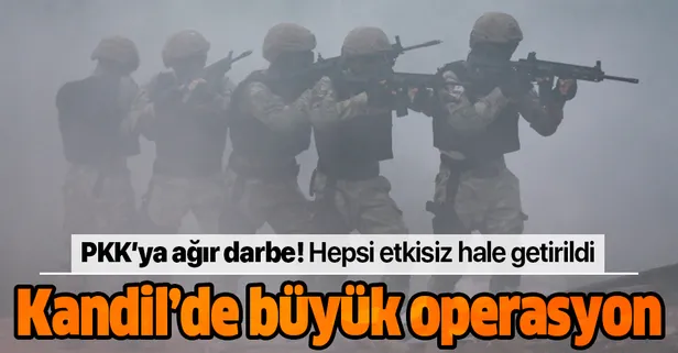Son dakika: Kuzey Irak'ta PKK'ya ağır darbe! Hepsi etkisiz hale getirildi