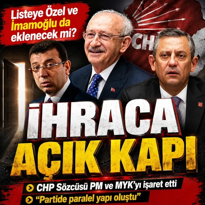 İhraç listesine Özgür Özel ve Ekrem İmamoğlu eklenecek mi? CHP Sözcüsü Müslim Sarı açık kapı bıraktı