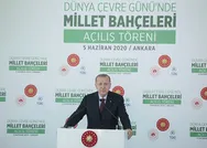 Son dakika: Başkan Erdoğandan 10 yeni millet bahçesi açılışında önemli açıklamalar