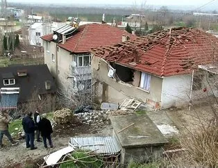 Gaz sıkışması nedeniyle patlama! Ev harabeye döndü