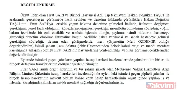 Takvim iddianameye ulaştı: İşte Yenidoğan çetesinin skandalları! Nasıl tezgah kurdular? Örgüt şeması ve gizli yazışmalar: Başımız belada - 26