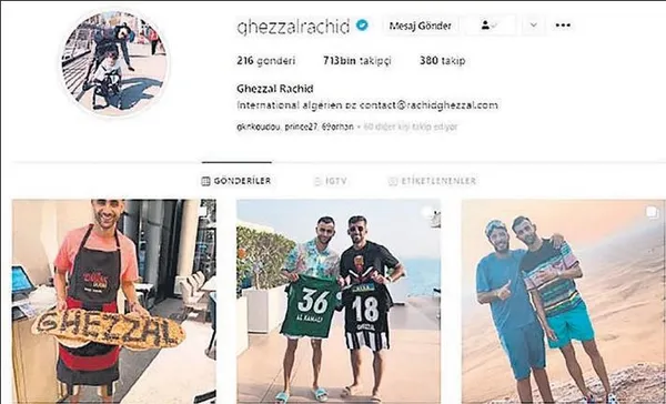 Beşiktaş'ın yıldızı Rachid Ghezzal'ın rotası Galatasaray'a mı döndü? Kartal emojisini kaldırdı-6