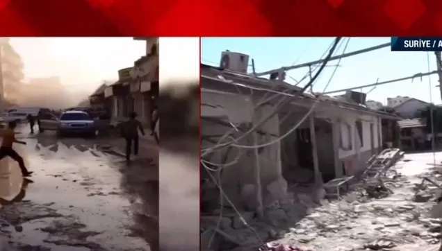 A Haber Afrin’de! İşte YPG-PKK tarafından vurulan hastaneden görüntüler...