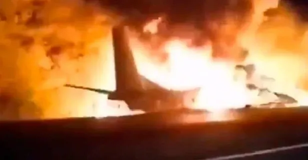 Son dakika: Ukrayna’da AN-26 tipi askeri uçak düştü: Çok sayıda ölü var