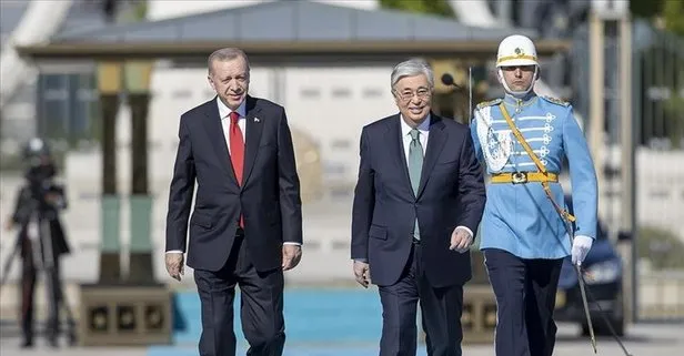 Son dakika: Başkan Erdoğan Kazakistan Cumhurbaşkanı Kasım Cömert Tokayev görüştü