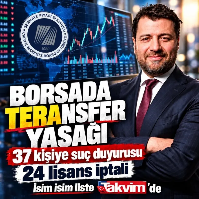 Tera Holding incelemesinde SPK kararı: 37 kişiye suç duyurusu, 24 kişiye lisans iptali: İsim listesi Takvimde