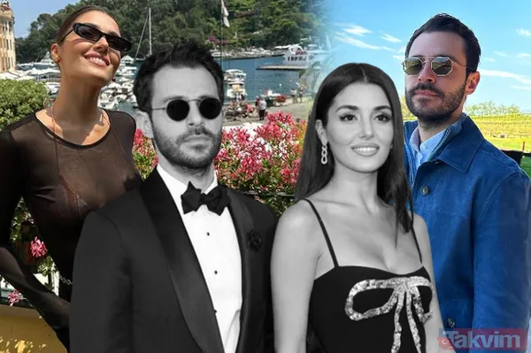 Hande Erçel ile Hakan Sabancı İtalya'da ifşa oldu! Aşklarını romantik paylaşımla ilan etmişlerdi gizli çekilen görüntü olay: "Evlenirler" - 1