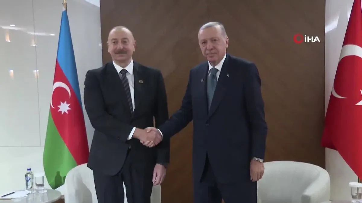 Başkan Erdoğan, Aliyev ile görüştü