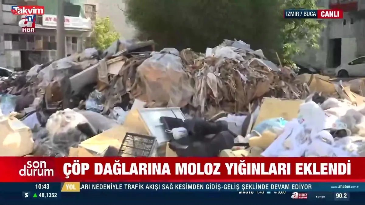 Buca sokaklarında kirlilik alarmı: Çöp ve moloz yığınları mahalleliyi isyan ettirdi