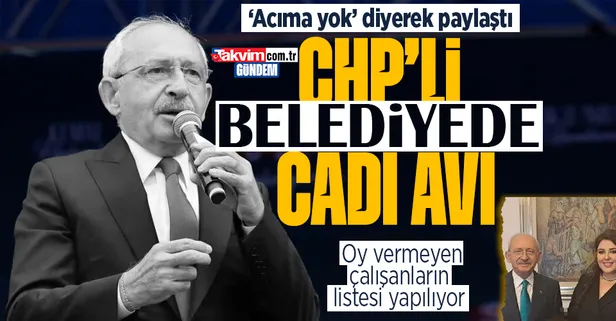 CHP'li belediyelerde cadı avı! Oy vermeyen çalışanların listesi yapılıyor