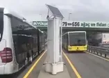 Metrobüsün rüzgarından 20 bin eve elektrik