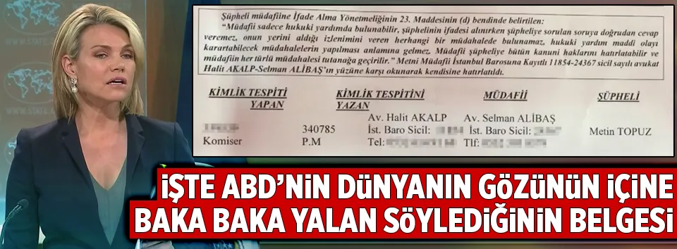 İşte ABD’nin yalan söylediğinin belgesi