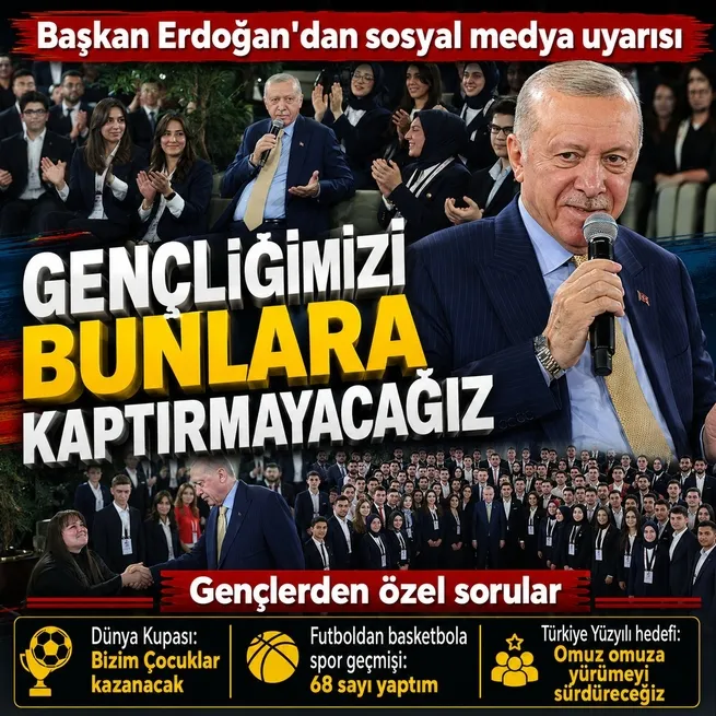 Türkiye Yüzyılı kapsamında gençlerle kol kola! Başkan Erdoğan: Hepinize parlak gelecek diliyorum