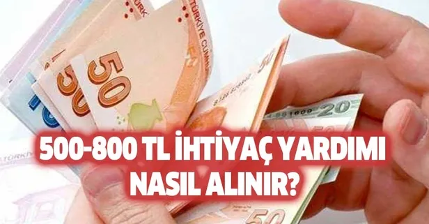 Emekli, çalışan, işsiz, esnaf, ev kadını 500-800 TL ihtiyaç yardımı nasıl alınır? TC nüfus cüzdanı olan herkese maddi yardım!
