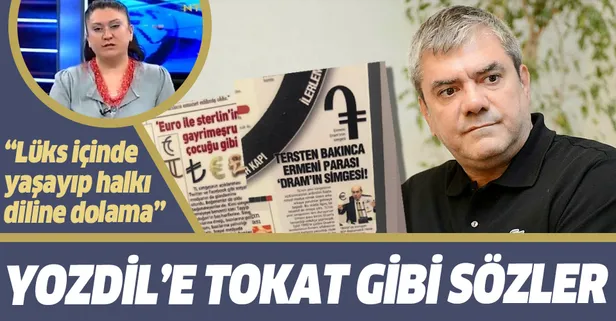 TL’nin simgesini tasarlayan Tülay Lale’den Sözcü yazarı Yılmaz Özdil’e sert tepki: “Lüks içinde yaşayıp halkı diline dolama”