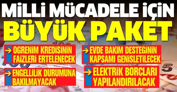 Milli mücadele için büyük paket