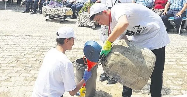 Samsun’da Su Roketi protokolü vurdu