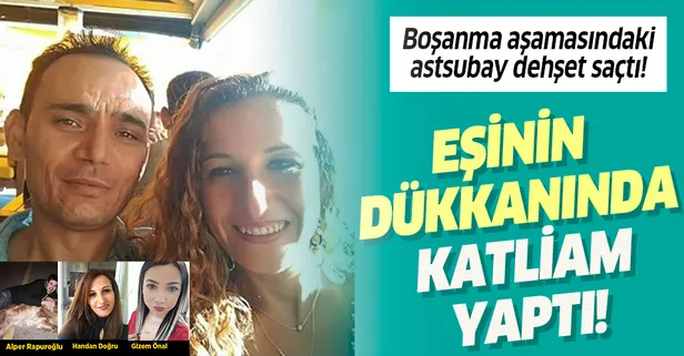 Boşanmak üzere olduğu eşinin dükkanında katliam yaptı!