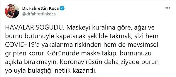 Son dakika: Bakan Koca’dan net uyarı: Koronavirüsün böyle bulaştığı netlik kazandı